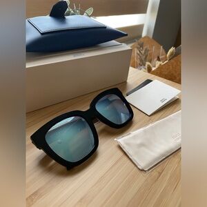 Gentle Monster Dreamer Hoff 01 blue lens sunglasses